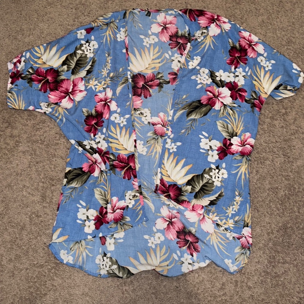 Floral Thin over shirt